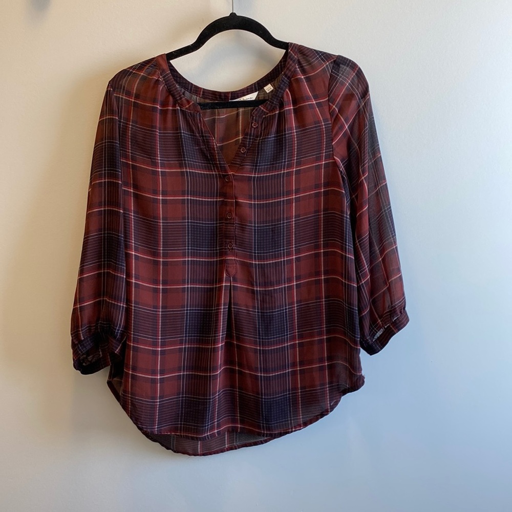 Reitmans Sheer Dress Top